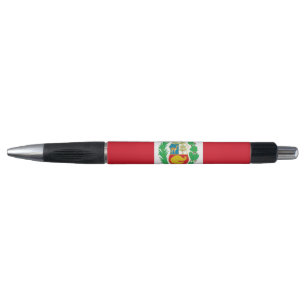 Patriotischer Pen mit der Flagge Perus Kugelschreiber
