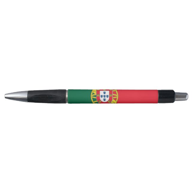 Patriotischer Pen mit der Flagge Portugals Kugelschreiber (Vorderseite)