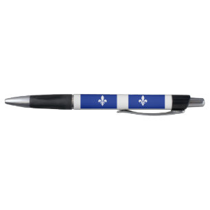 Patriotischer Pen mit der Flagge von Quebec, Kanad Kugelschreiber