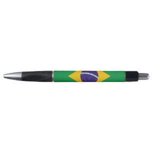 Patriotischer Pen mit Flagge Brasiliens Kugelschreiber