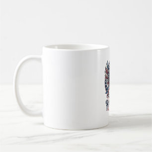 Patriotischer Phoenix-Hybrid Patriot Tier-Hybrid P Kaffeetasse
