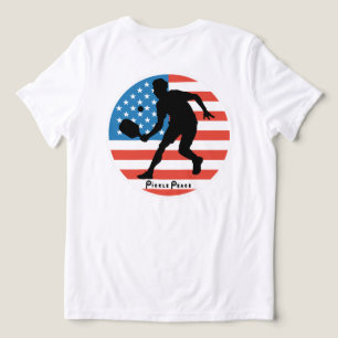 Patriotischer Pickleball T - Shirt von Pickle Peac