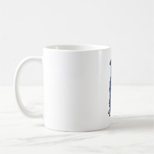 Patriotischer Pit Bull Vintage Gravur Vektor Desig Kaffeetasse
