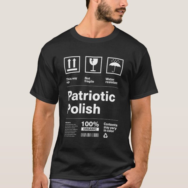 Patriotischer polnischer Patriotismus Polen Länder T-Shirt (Vorderseite)