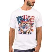 Patriotischer Pomeranian