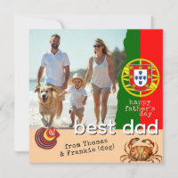 Patriotischer Portugal Vater, für Vatertagskarte