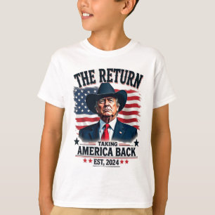 Patriotischer Präsident Donald Trump Cowboy Nimm A T-Shirt