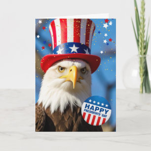 Patriotischer Präsidententag Weißkopfseeadler-Onke Karte