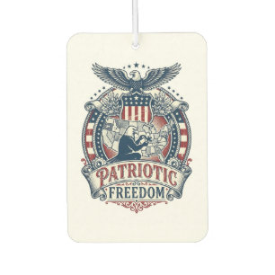Patriotischer Rätselliebhaber Vektorgrafik T-Shirt Autolufterfrischer
