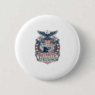 Patriotischer Rätselliebhaber Vektorgrafik T-Shirt Button