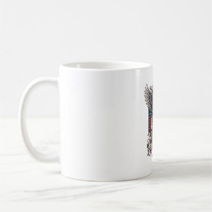 Patriotischer Revolutionskrieg Skelett Dunkler Pat Kaffeetasse