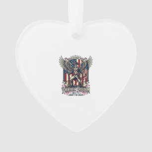 Patriotischer Revolutionskrieg Skelett Dunkler Pat Ornament