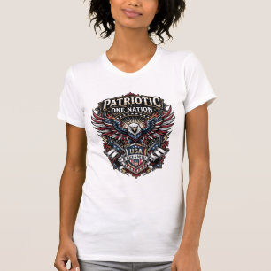 Patriotischer Rock Eagle Crest Musik Rock Metal Pa T-Shirt