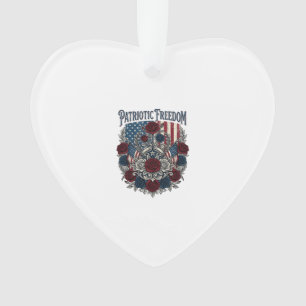 Patriotischer Rosengarten Ornament