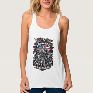 Patriotischer Route 1776 Fahrer Biker Straße Freih Tank Top