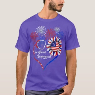 Patriotischer Scapegoat 4. Juli Americ T-Shirt