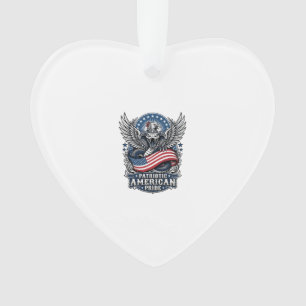 Patriotischer Schlangenschädel Liberty-Biest-Tier- Ornament