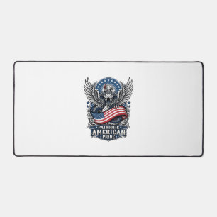 Patriotischer Schlangenschädel Liberty-Biest-Tier- Schreibtischunterlage