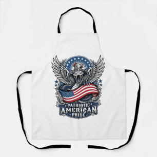 Patriotischer Schlangenschädel Liberty-Biest-Tier- Schürze