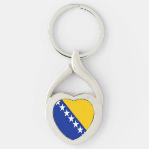 Patriotischer Schlüsselanhänger Bosnien-Herzegowin