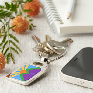 Patriotischer Schlüsselanhänger mit Fahne von Mani