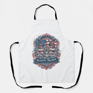 Patriotischer Schmetterlingsgarten Vektorgrafik T- Schürze