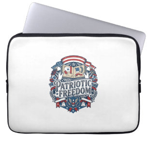 Patriotischer Scrapbooker Vektorgrafik T-Shirt_1 Laptopschutzhülle