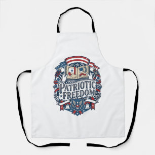 Patriotischer Scrapbooker Vektorgrafik T-Shirt_1 Schürze