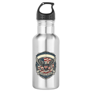 Patriotischer Seifenhersteller Edelstahlflasche