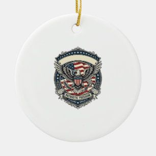 Patriotischer Seifenhersteller Keramik Ornament