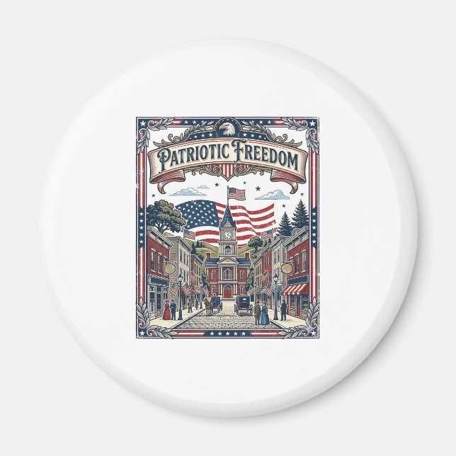 Patriotischer Seifenhersteller Magnet (Vorne)