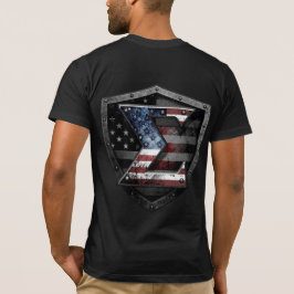 Patriotischer SIGMA-Schild T-Shirt