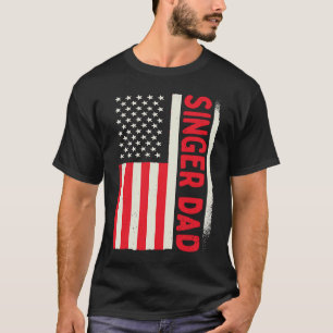 Patriotischer singender Musiker Opern-Karaoke-Säng T-Shirt