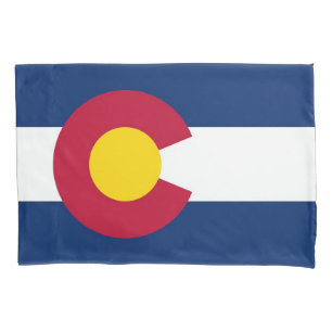Patriotischer Single Pillowcase Fahne Colorado Kissenbezug