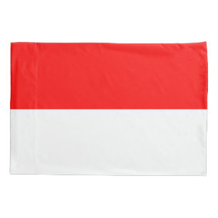 Patriotischer Single Pillowcase Flagge Indonesiens Kissenbezug