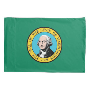 Patriotischer Single Pillowcase Flagge von Washing Kissenbezug