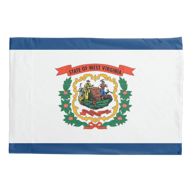 Patriotischer Single Pillowcase Flagge von West Vi Kissenbezug (Rückseite)