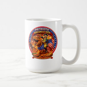 Patriotischer Speck & T-Rex Machen Amerika Wieder Kaffeetasse