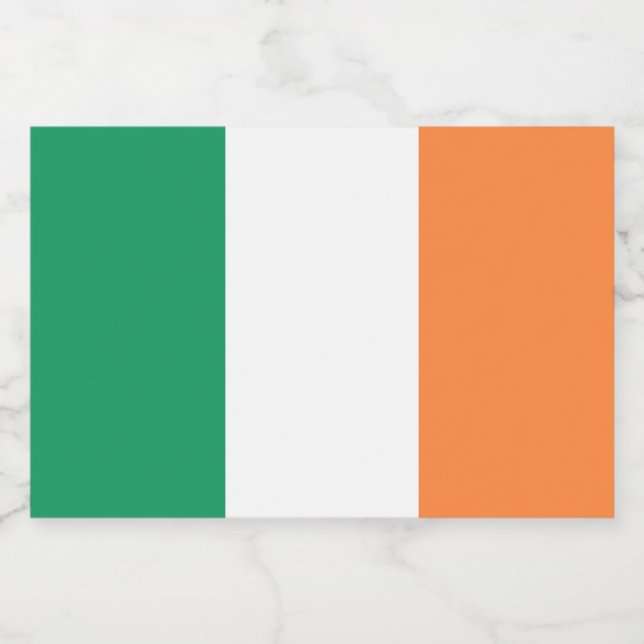 Patriotischer St. Patrick's Day Lebensmitteletikett (Einzelnes Label)