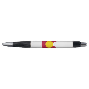 Patriotischer Stift mit Flagge von Colorado, USA