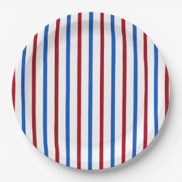 Patriotischer Streifen Pappteller