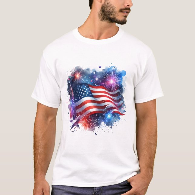Patriotischer T - Shirt (Vorderseite)