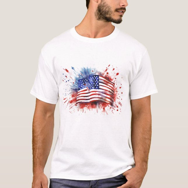 Patriotischer T - Shirt (Vorderseite)