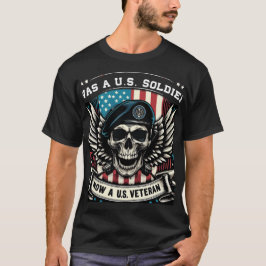 Patriotischer T - Shirt "U.S. Veteran"