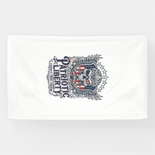 Patriotischer Taktischer Adler-Schädel-Militär-Ins Banner