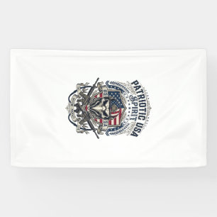 Patriotischer Taktischer Adler-Schädel-Militär-Ins Banner