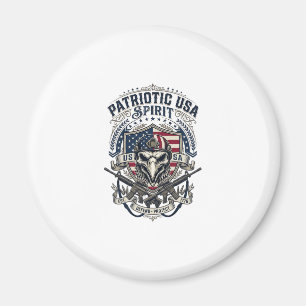 Patriotischer Taktischer Adler-Schädel Militär-ins Magnet
