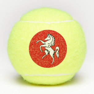 Patriotischer Tennisball mit der Flagge von Kent C Tennisbälle