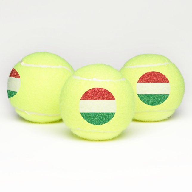 Patriotischer Tennisball mit Flagge Ungarns Tennisbälle (Multi)