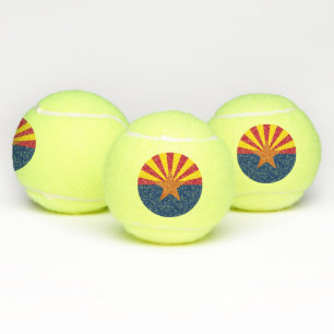 Patriotischer Tennisball mit Flagge von Arizona, U Tennisbälle